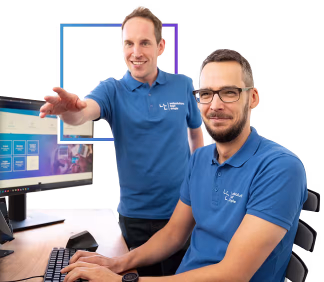 Julian Pustkuchen und Thomas Frobieter